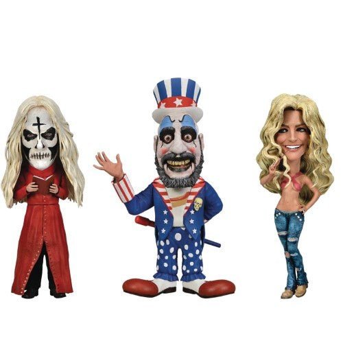 NECA House Of 1000 Corpses Little Big Head 3-Pack Action & Toy Figures ToyShnip