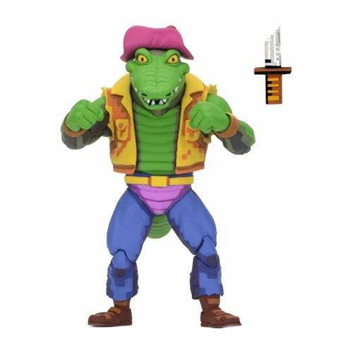 NECA Teenage Mutant Ninja Turtles Turtles in Time Series 2 Leatherhead 7-Inch Action Figure Action & Toy Figures ToyShnip