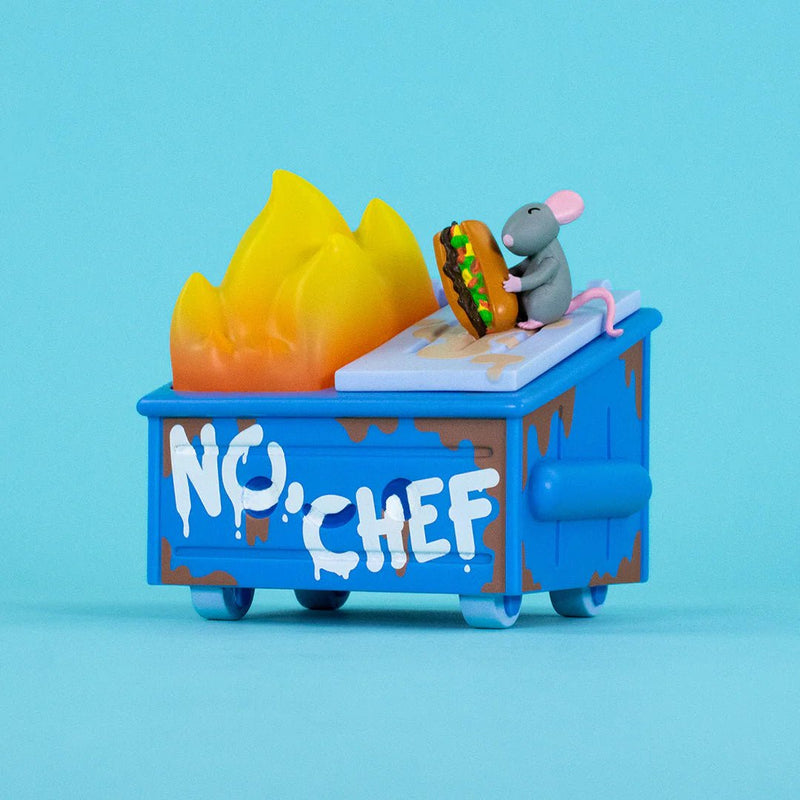 No, Chef Dumpster Fire C2E2 Exclusive Limited Edition Vinyl Figure PREORDER SHIPS LATE APRIL Vinyl Art Toy 100soft