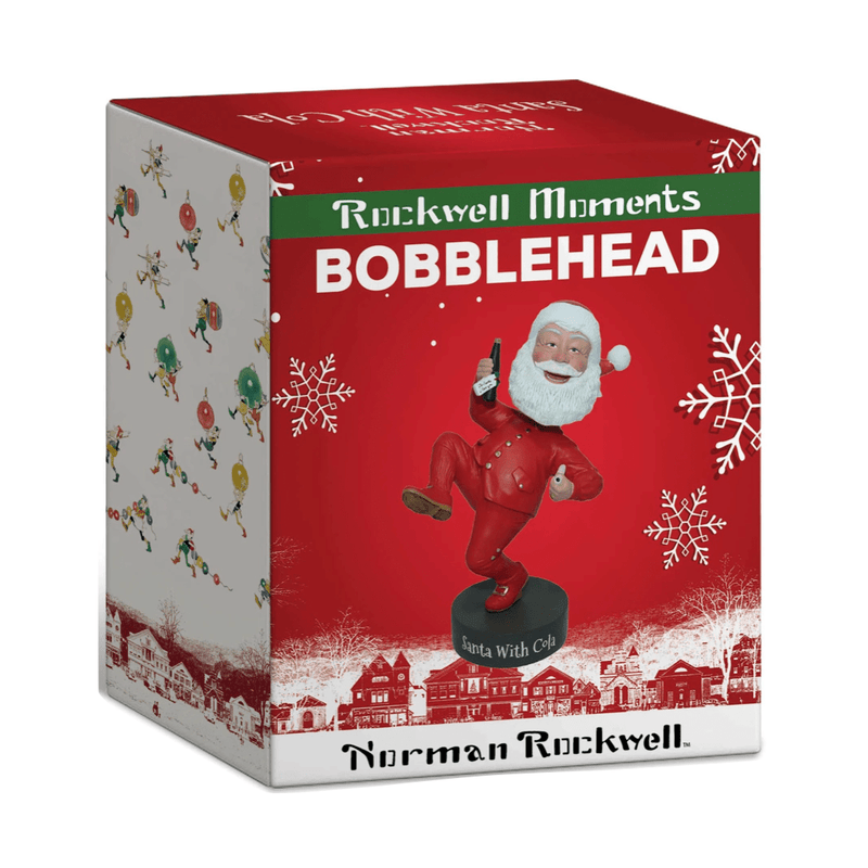 Norman Rockwell's 'Santa with Cola' Bobblehead Bobbletopia