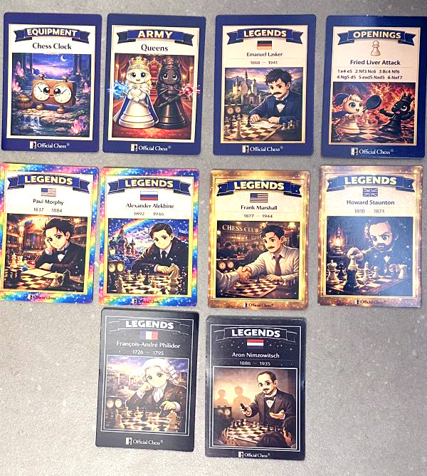 Official Chess Trading Cards Pack