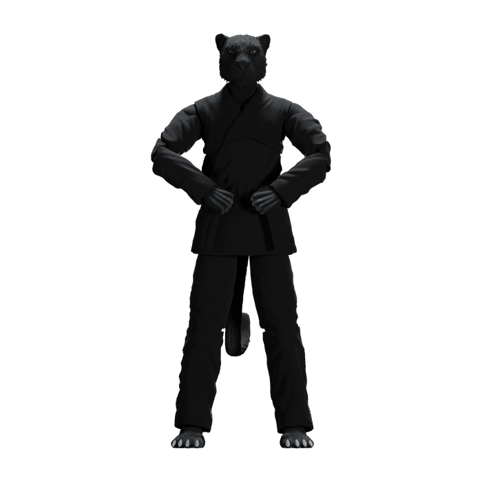 Zoo Jitsu Fighters Paulo the Panther Action Figure Action Figure Icon Heroes