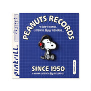 PEANUTS Snoopy Headphones Records Pin Accessories Pintrill