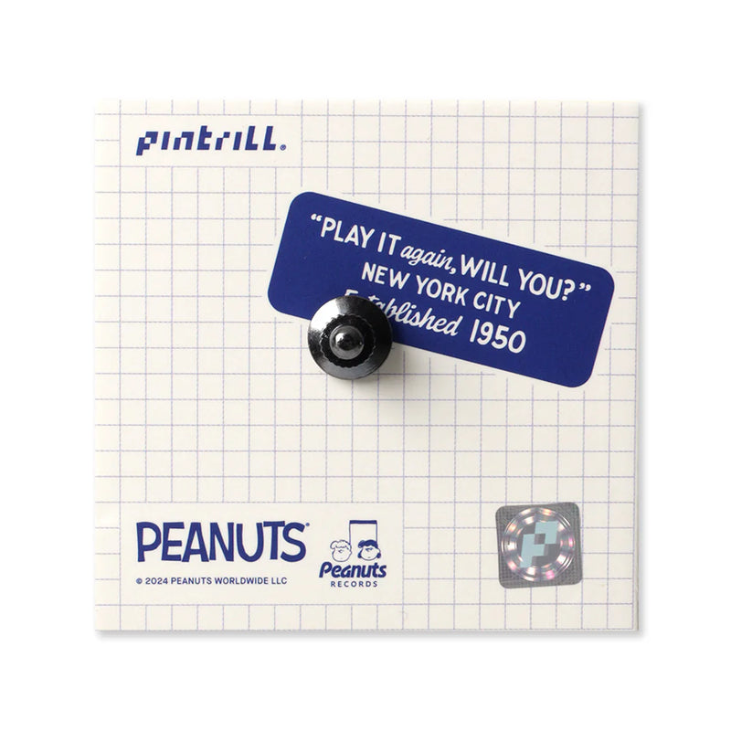 PEANUTS Snoopy Headphones Records Pin Accessories Pintrill