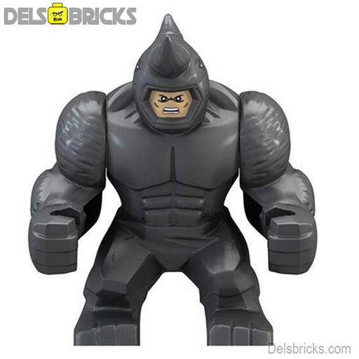 Rhino from Spider-Man (big figure) Lego Marvel Minifigures Spiderman Lego Minifigures DelsBricks Minifigures