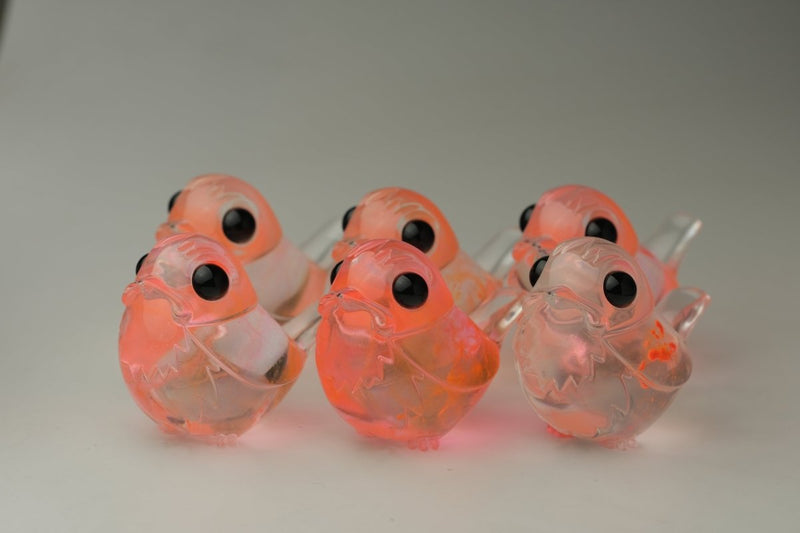Pink Twinkle Robin by Muffin Man Designer Toys Strangecat Toys