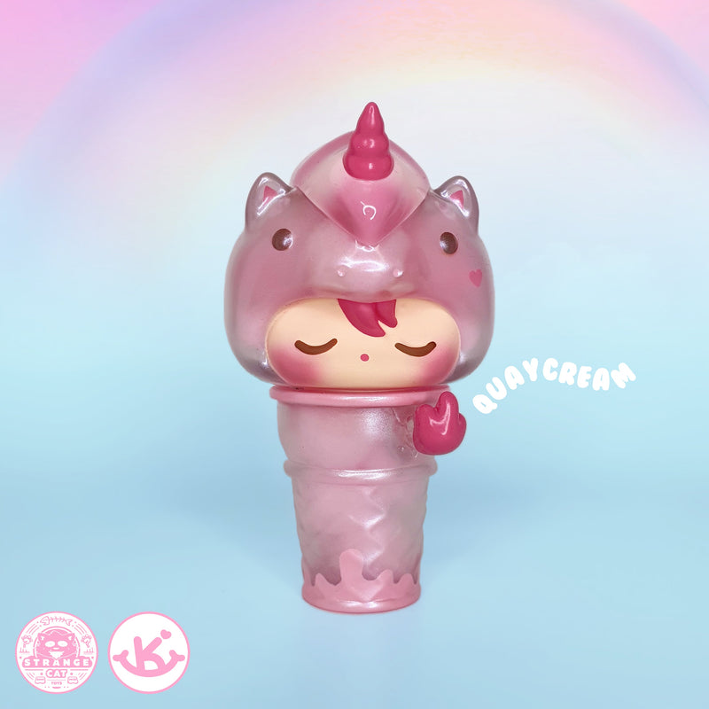 QuayCream - Cotton Candy Edition by KiK Designer Toys Strangecat Toys