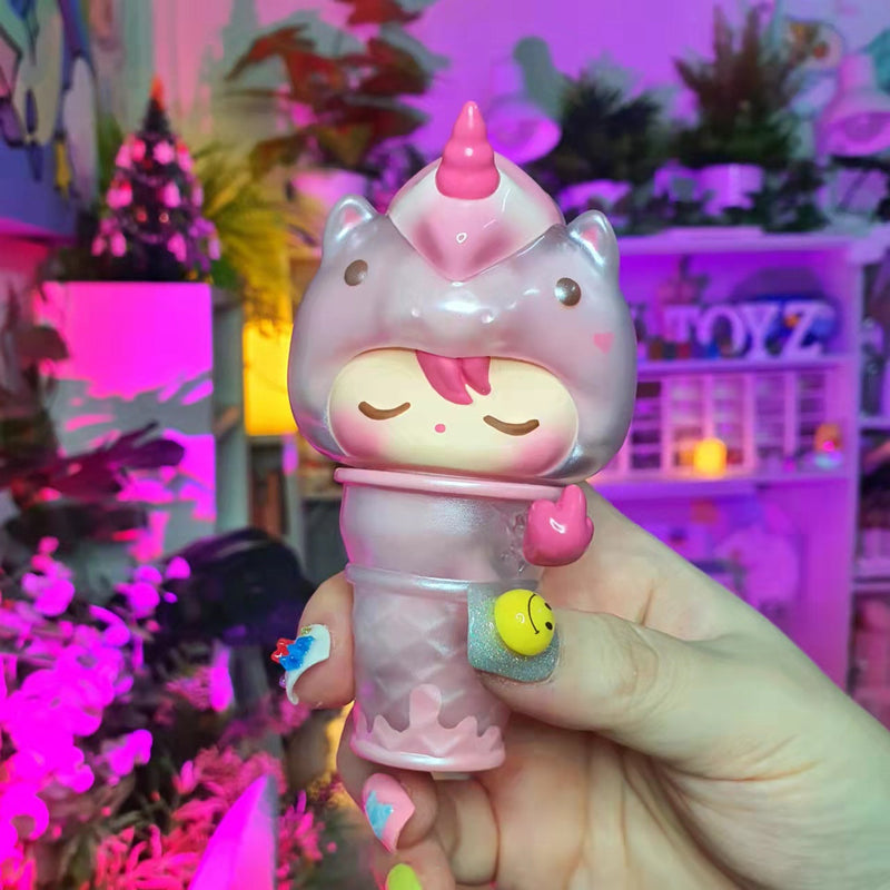 QuayCream - Cotton Candy Edition by KiK Designer Toys Strangecat Toys