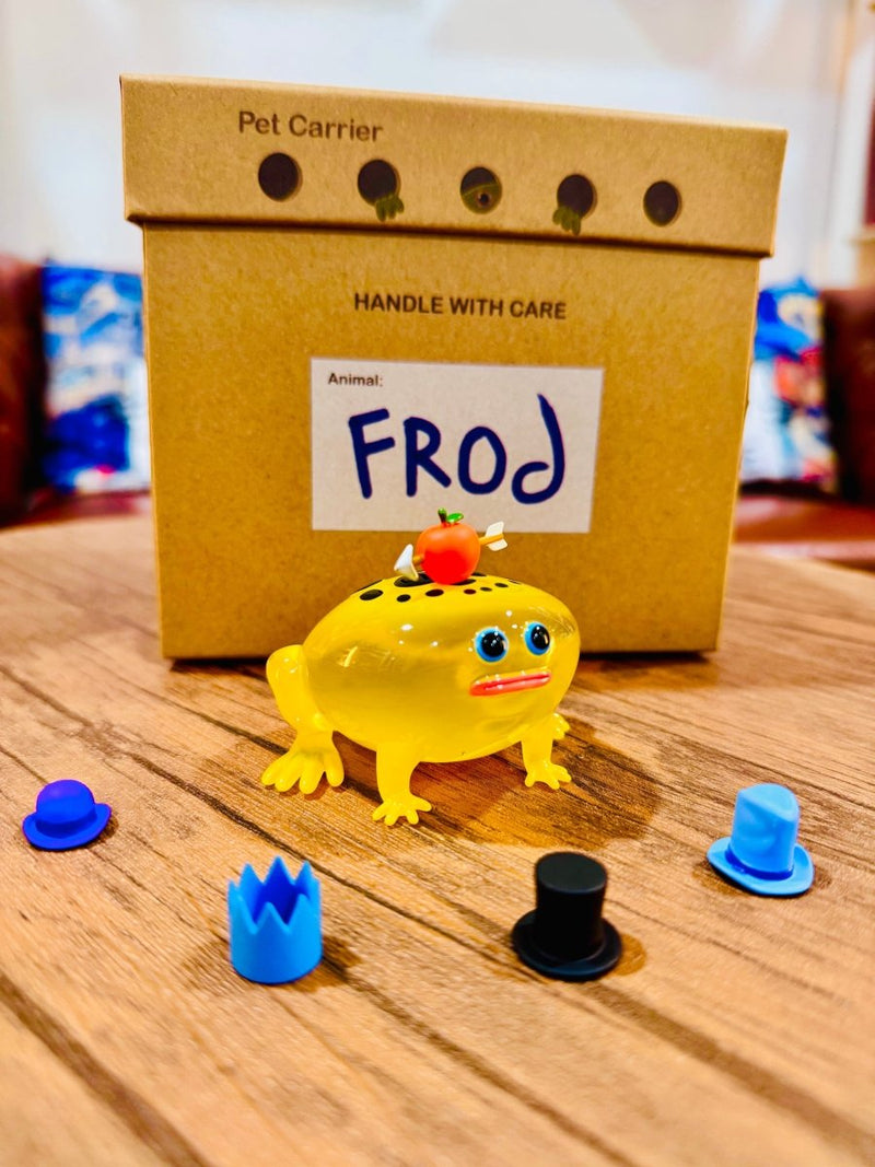 Poison Dart Frod by Sad Salesman Designer Toys Strangecat Toys