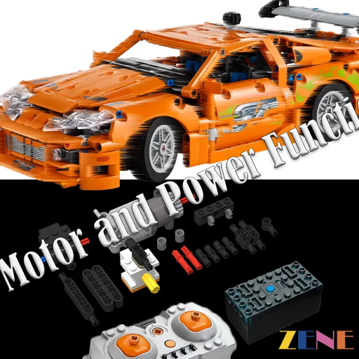 Power Functions Kit for Toyota Supra MK4 #42204 Fast and Furious MOC Power Functions ZENE