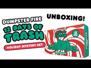 Dumpster Fire 12 Days of Trash Advent Calendar Holiday Figure Set Vinyl Art Toy 100soft