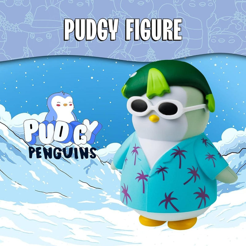 Pudgy Penguins™ Fish Head Vinyl Figurine Vinyl Art Toy Pudgy Penguins