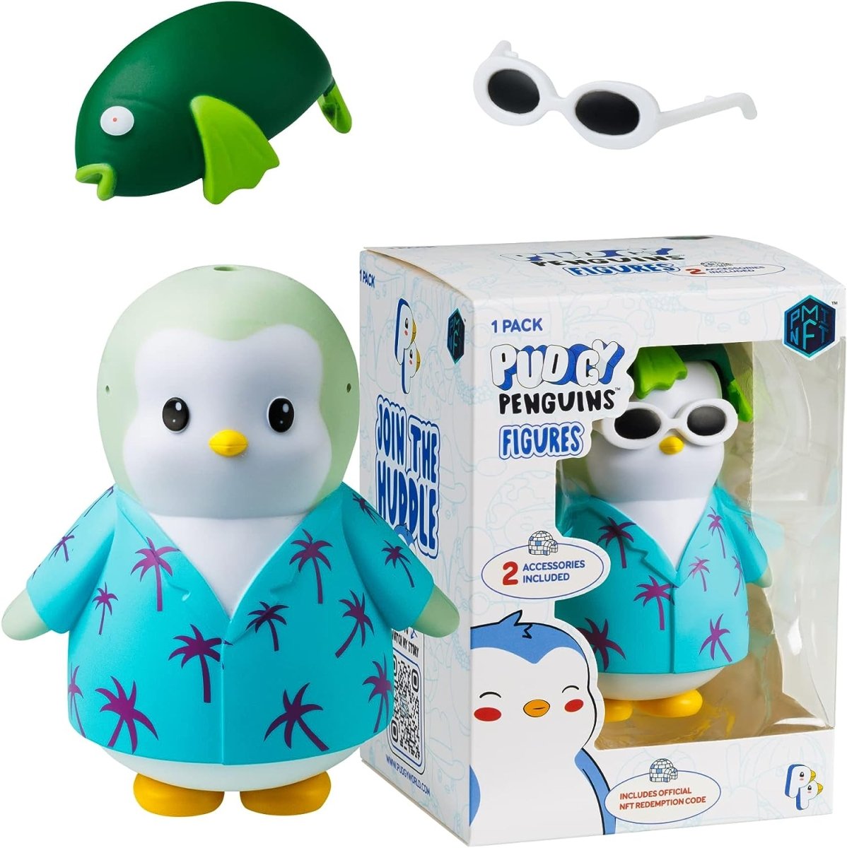 Pudgy Penguins™ Fish Head Vinyl Figurine — Tenacious Toys®