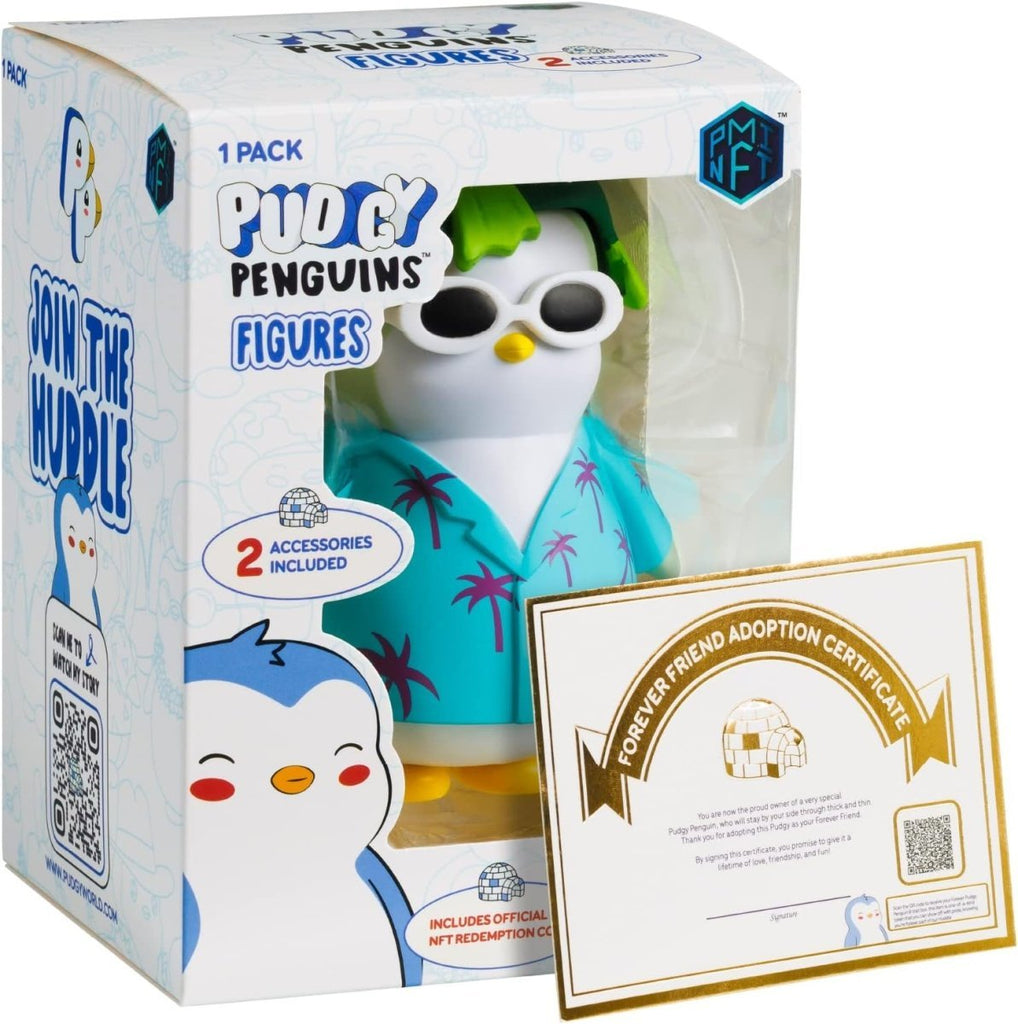 Pudgy Penguins Fish Head Vinyl Figurine | Collectible Toy