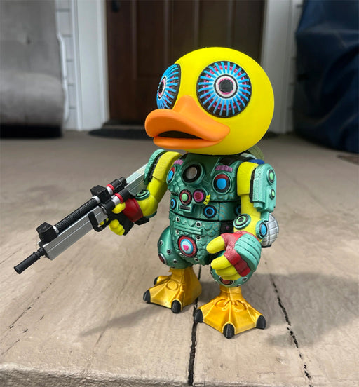 QuackTank vinyl art toy figure by Mindsponge Toy Vinyl Art Toy Mindsponge Toy