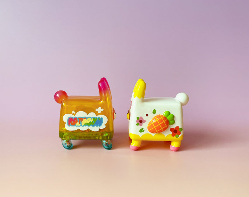 Box Rabbit - Rainbow by Rato Kim Designer Toys Strangecat Toys