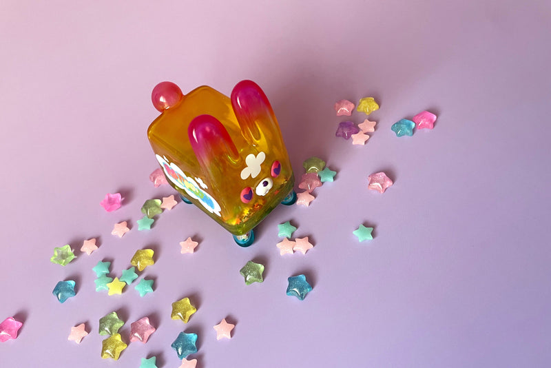 Box Rabbit - Rainbow by Rato Kim Designer Toys Strangecat Toys