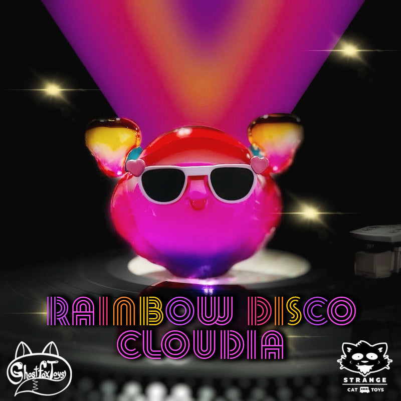 Your Girl Cloudia - Rainbow Disco Edition By Ghost Fox Toys Designer Toys Strangecat Toys