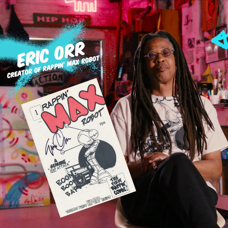 Rappin Max Robot by Eric Orr - Classic Edition PREORDER DEPOSIT SHIPS Q1 2025 Vinyl Art Toy LBO