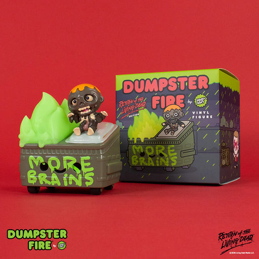Return of the Living Dead Dumpster Fire Vinyl Figure Vinyl Art Toy 100soft