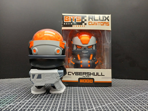 Cyberskull BITS Alpha 000 Orange PREORDER Resin RLUX