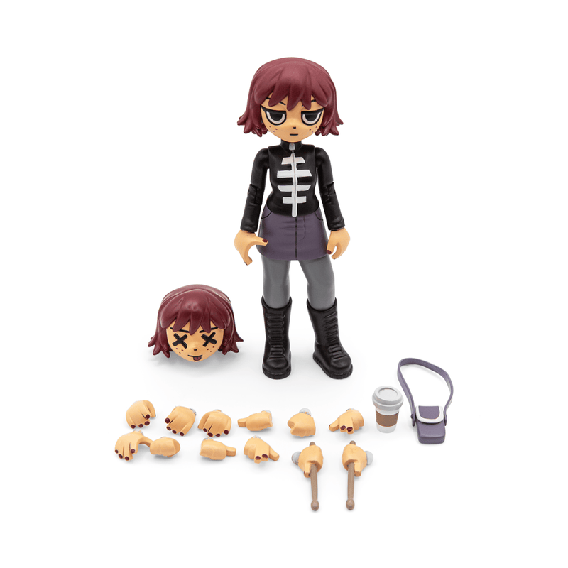 Scott Pilgrim vs the World Kim Pine Skeleton Variant Edition action figure Action Figure Bottleneck Gallery