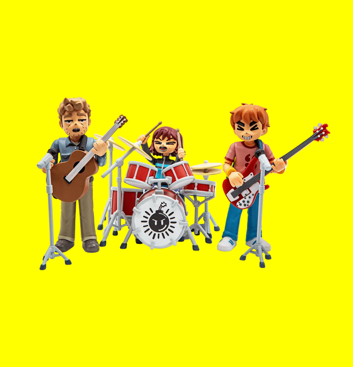 Scott Pilgrim vs the World Sex Bob-Omb Band 3-Pack PREORDER SHIPS APRIL Action Figure Bottleneck Gallery