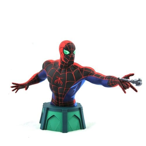 SDCC 2022 Marvel Animated Spidey-Sense Spider-Man Bust Action Figure ToyShnip