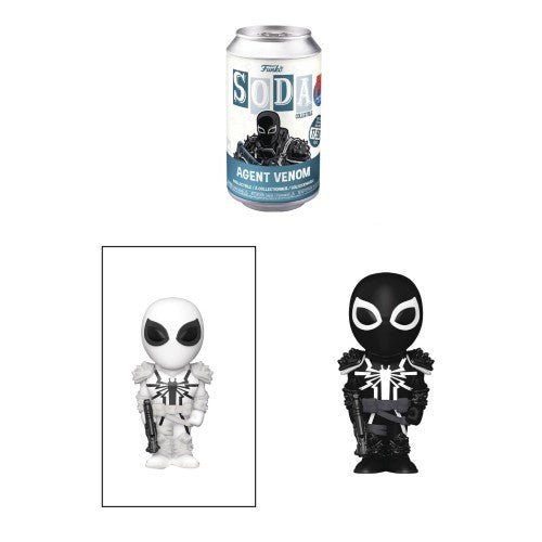 SDCC 2023 Funko Vinyl Soda Figure Marvel Agent Venom - Previews Exclusive Action Figure ToyShnip