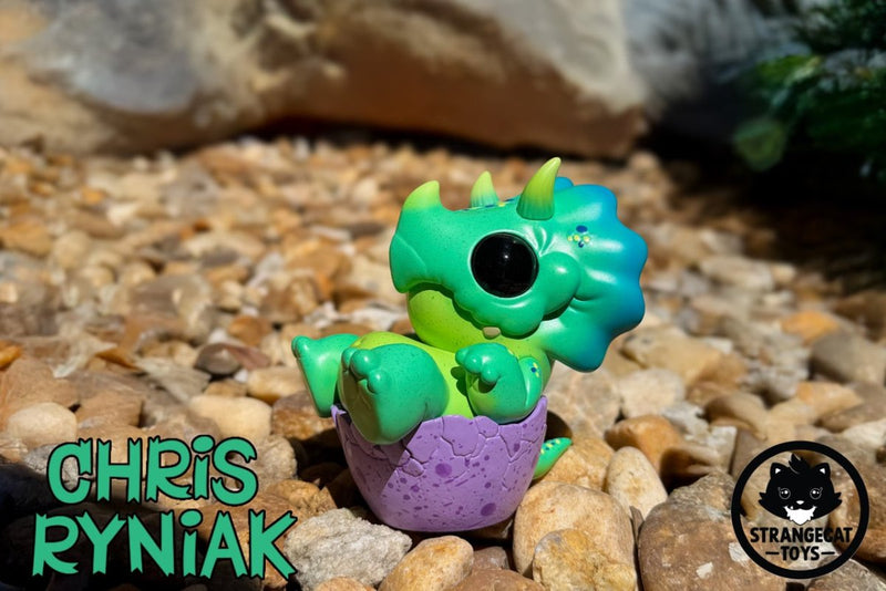 Seaside Eggtoof by Chris Ryniak Designer Toys Strangecat Toys