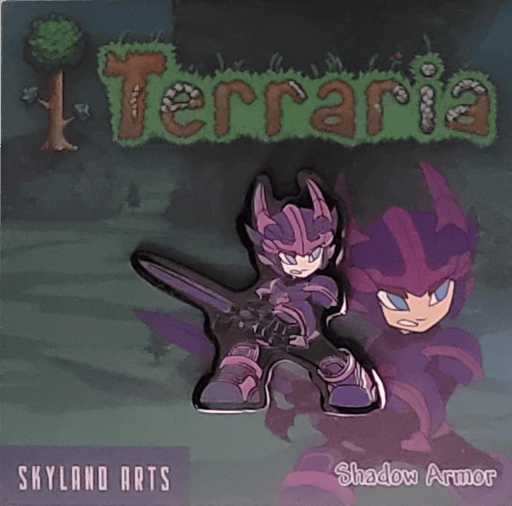 Shadow Armor PC Hard Enamel Pin Skyland Arts
