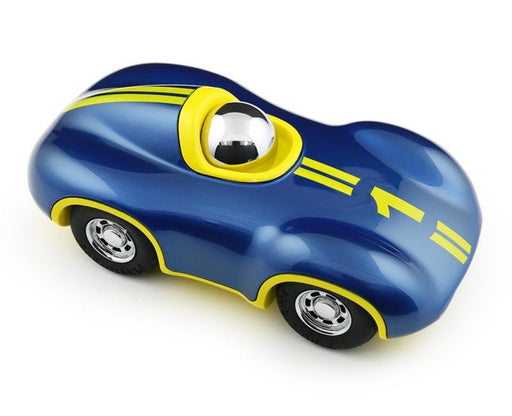 Speedy Le Mans Racing Car Yellow & Metallic Blue Boy Edition Vehicles Playforever