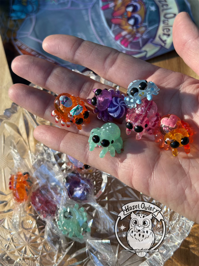 Spidey Sweets by Hazel Owlery Blindbox & Mini Strangecat Toys