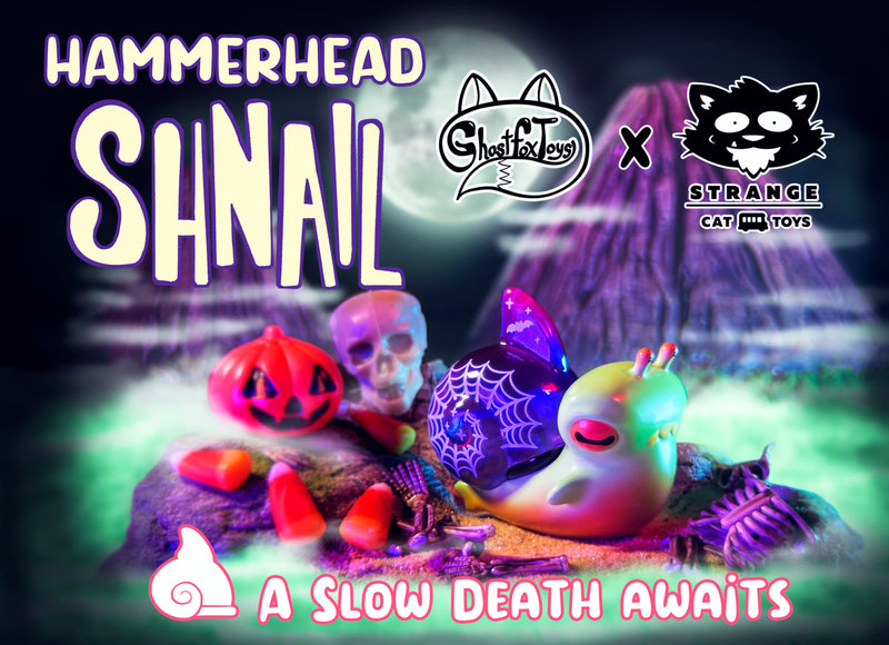 Hammerhead Shnail "Spoopy Halloween" Edition by Ghost Fox Toys Designer Toys Strangecat Toys