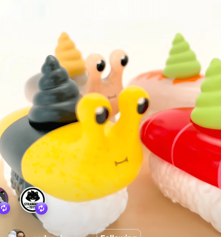 Sushi Snail Blind Box Series by Sad Salesman Blind Box Strangecat Toys