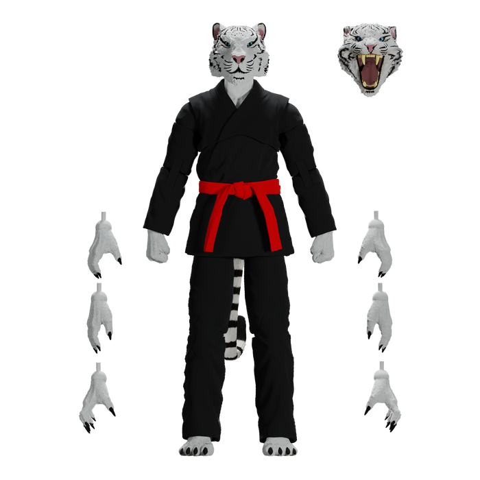 Zoo Jitsu Fighters Taj the White Tiger Action Figure Action Figure Icon Heroes