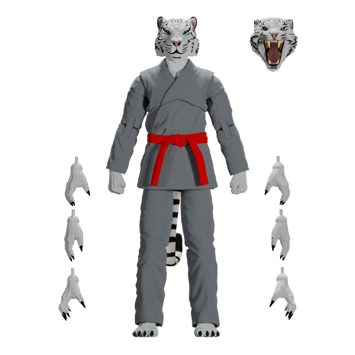 Zoo Jitsu Fighters Taj the White Tiger Action Figure Action Figure Icon Heroes