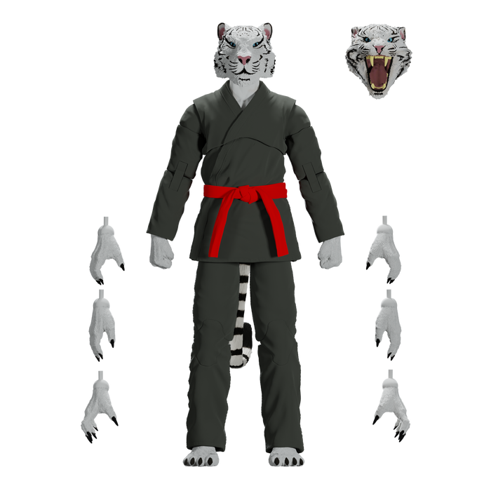 Zoo Jitsu Fighters Taj the White Tiger Action Figure Action Figure Icon Heroes