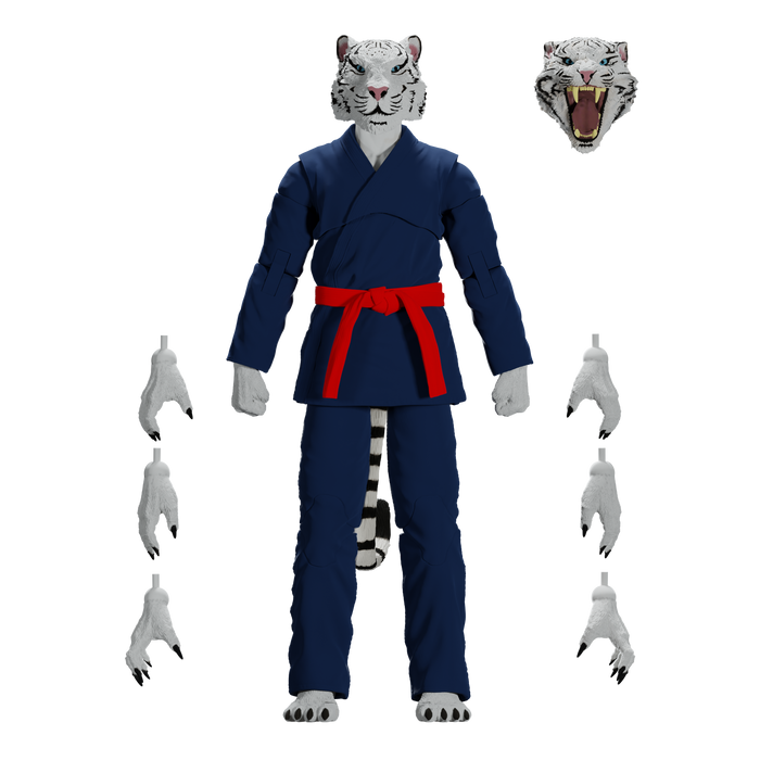 Zoo Jitsu Fighters Taj the White Tiger Action Figure Action Figure Icon Heroes