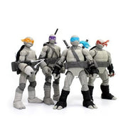 Teenage Mutant Ninja Turtles BST AXN Turtles IDW Comic Black and White 5-Inch Action Figure 4-Pack - SDCC 2023 Exclusive Toys & Games ToyShnip