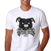 Tenacious Toys Basic White Logo Tee Shirt Apparel Tenacious Toys