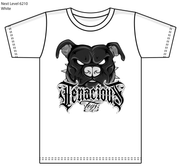 Tenacious Toys Basic White Logo Tee Shirt Apparel Tenacious Toys