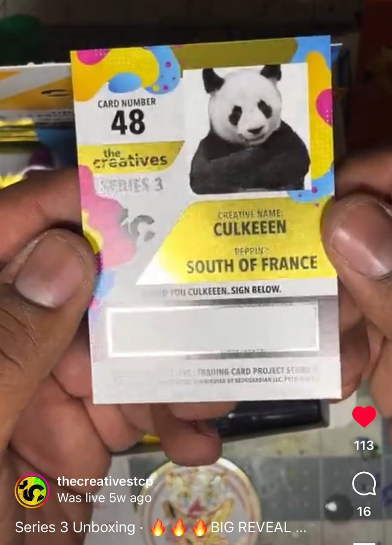 The Creatives Trading Card Project Series 3 Pack Trading Cards Red Guardian