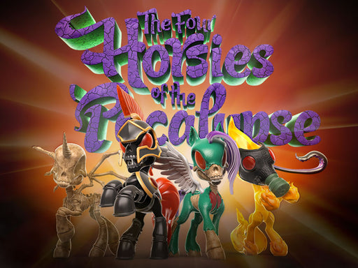 Four Horsies of the Pocalypse POCALYPSE NOW Gift Pack 4-piece set Four Horsies Bigshot Toyshop