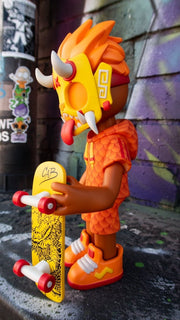Thrasher Goblin - Cab Dragon Edition by Chris Dokebi x Steve Caballero Designer Toys Strangecat Toys