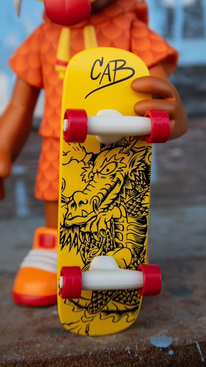 Thrasher Goblin - Cab Dragon Edition by Chris Dokebi x Steve Caballero Designer Toys Strangecat Toys