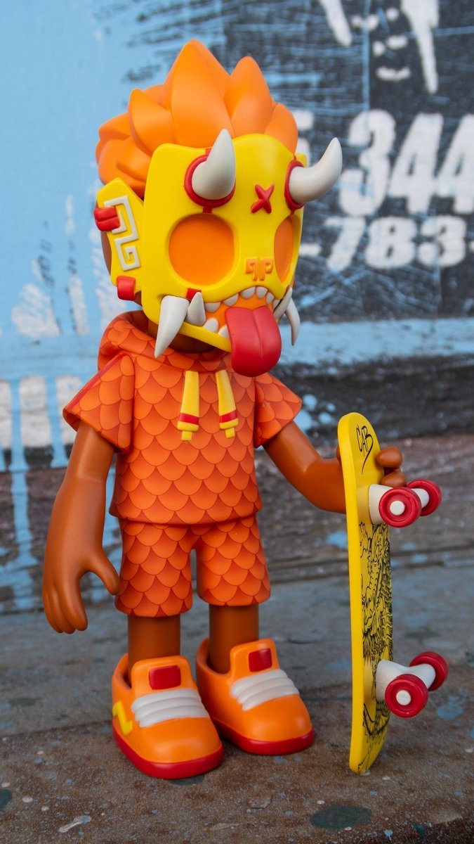 Thrasher Goblin - Cab Dragon Edition by Chris Dokebi x Steve Caballero Designer Toys Strangecat Toys
