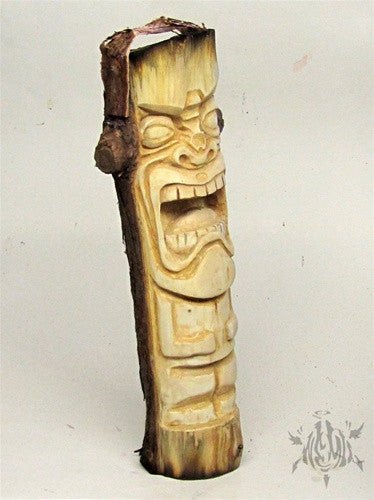 Tikistein wood carving by Mike NEMO Mendez Custom NEMO