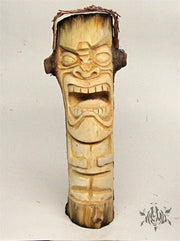 Tikistein wood carving by Mike NEMO Mendez Custom NEMO