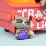 Trash Panda Dumpster Fire Vinyl Art Toy 100soft